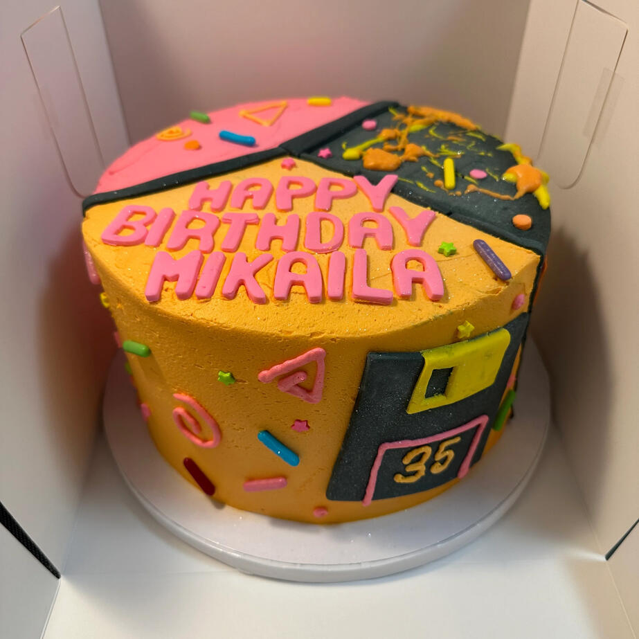 90s Throwback Cake
